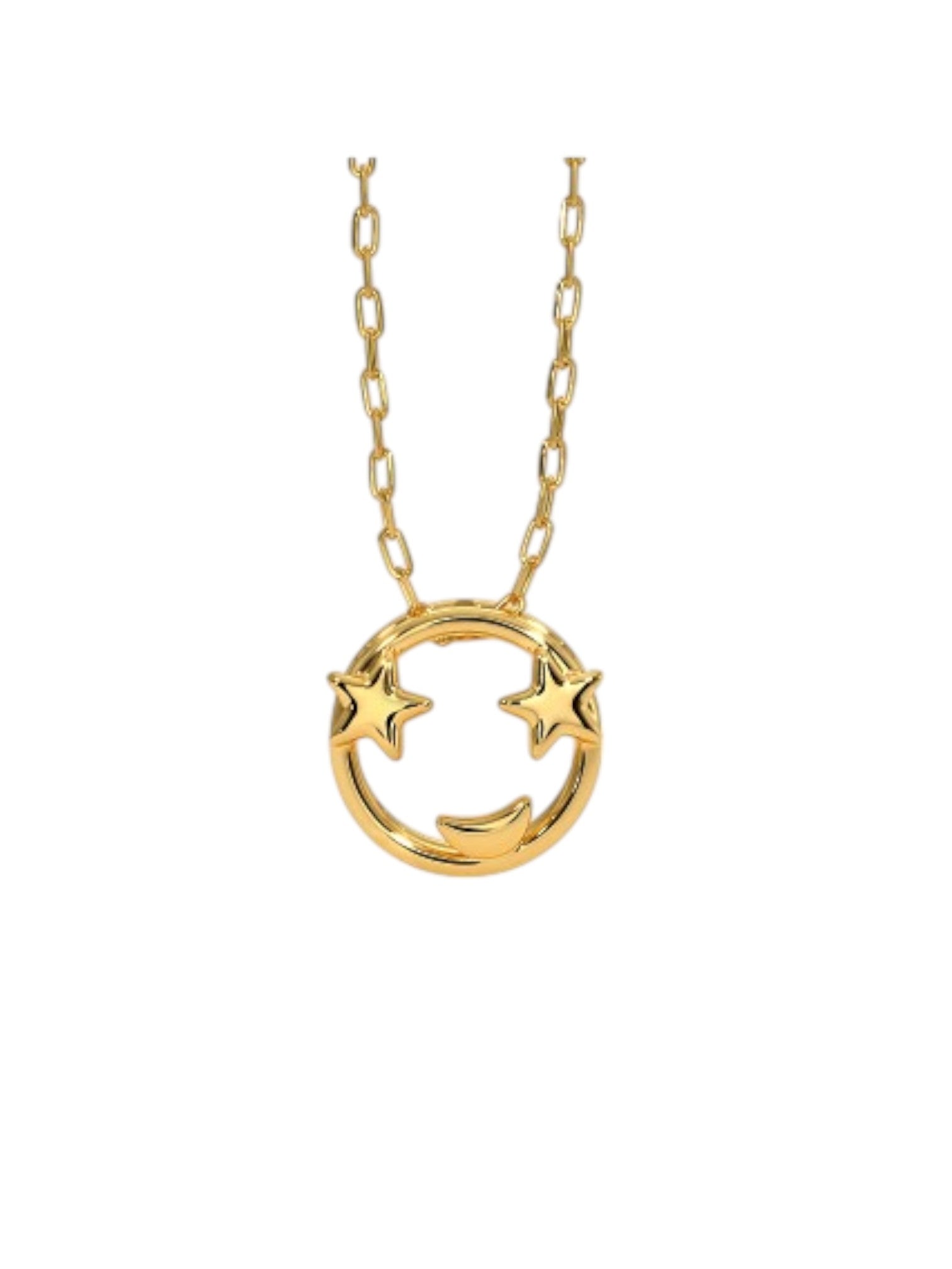 925 Sterling Silver Elegant Design CZ Stones Gold Plated Pendant With Chain For Women By Kesardeep